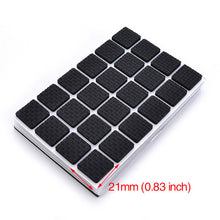 Load image into Gallery viewer, KAK 1-24PCS Self Adhesive Furniture Leg Feet Rug Felt Pads Anti Slip Mat  Bumper Damper For Chair Table Protector Hardware